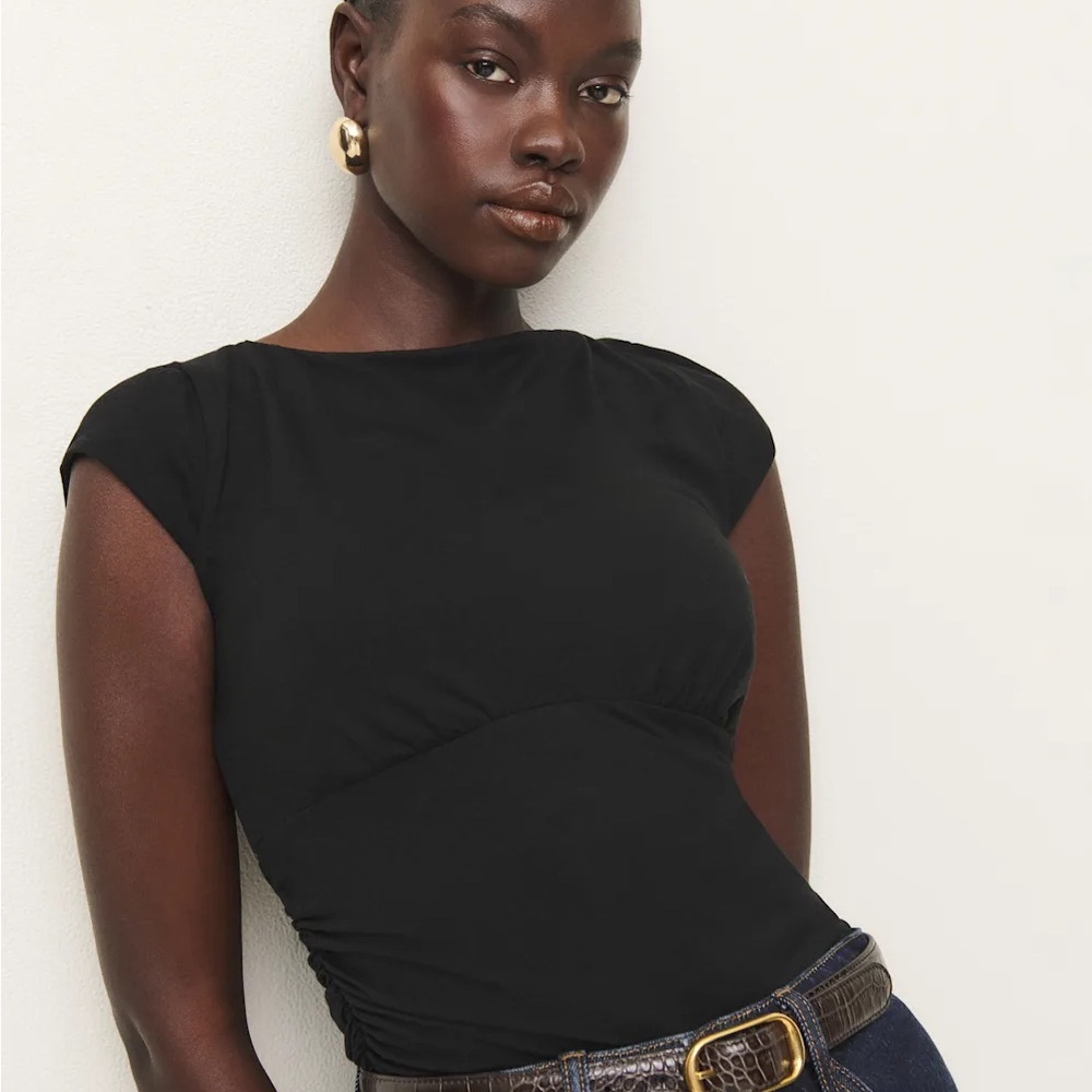 Reformation Madelyn stretch knit top